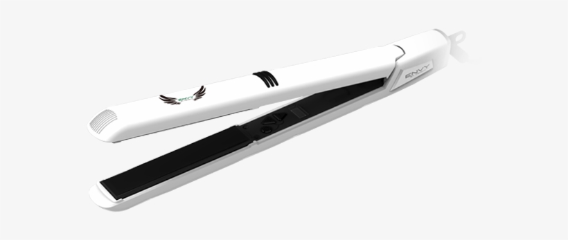 Kenchii Envy Digital Flat Iron - Env Y By Kenchii Esi-450w White Pro Slim Ionic Titanium, transparent png #3142153