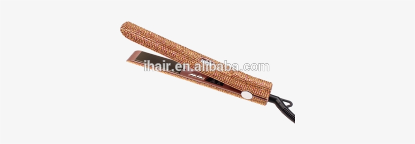 Professional Hair Straightener With Diamonds Bling - Hair Straighteners, transparent png #3142233