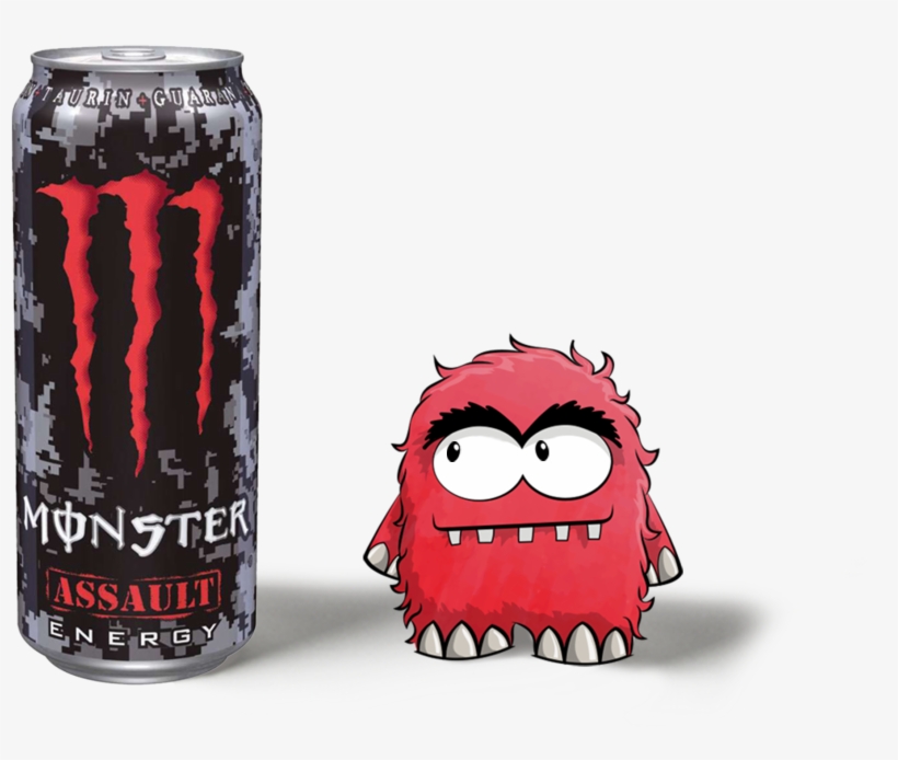 Monster Energy Drinks - Monster Energy Assault, transparent png #3142600