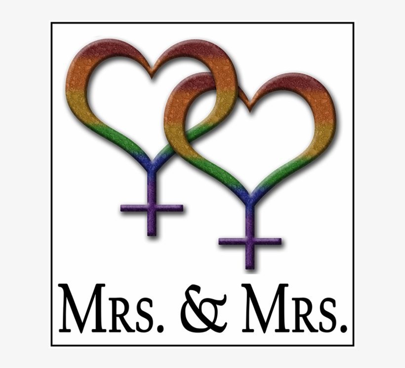 & Mrs - Cafepress Mrs.and Mrs. Lesbian Pride Sticker (rectangle), transparent png #3142643