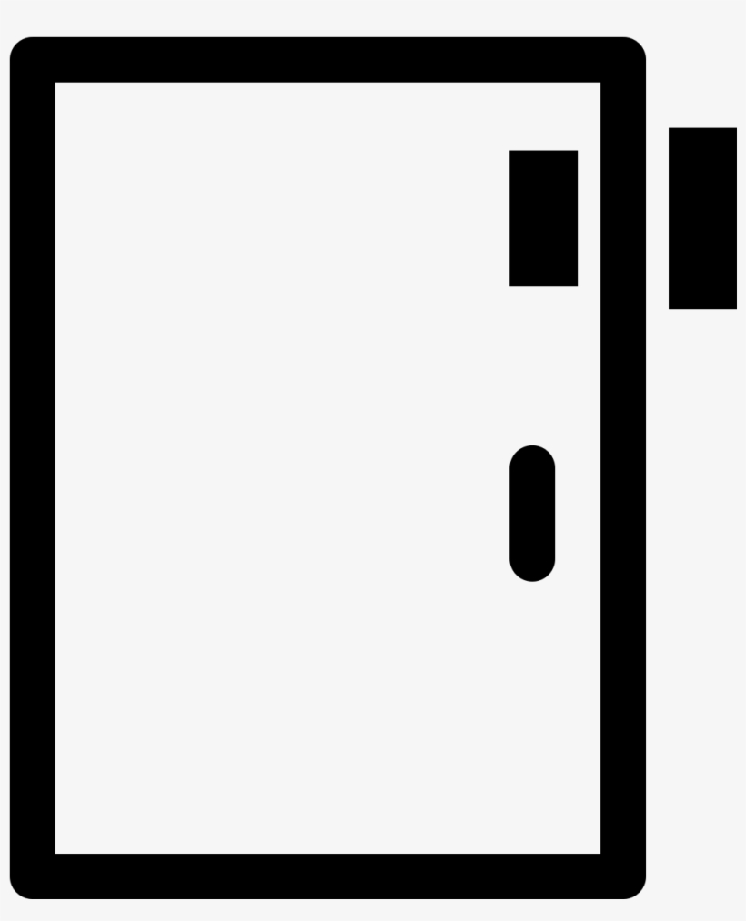 Door Clipart Rectangle Shape - Door Sensor Icon Png, transparent png #3142996