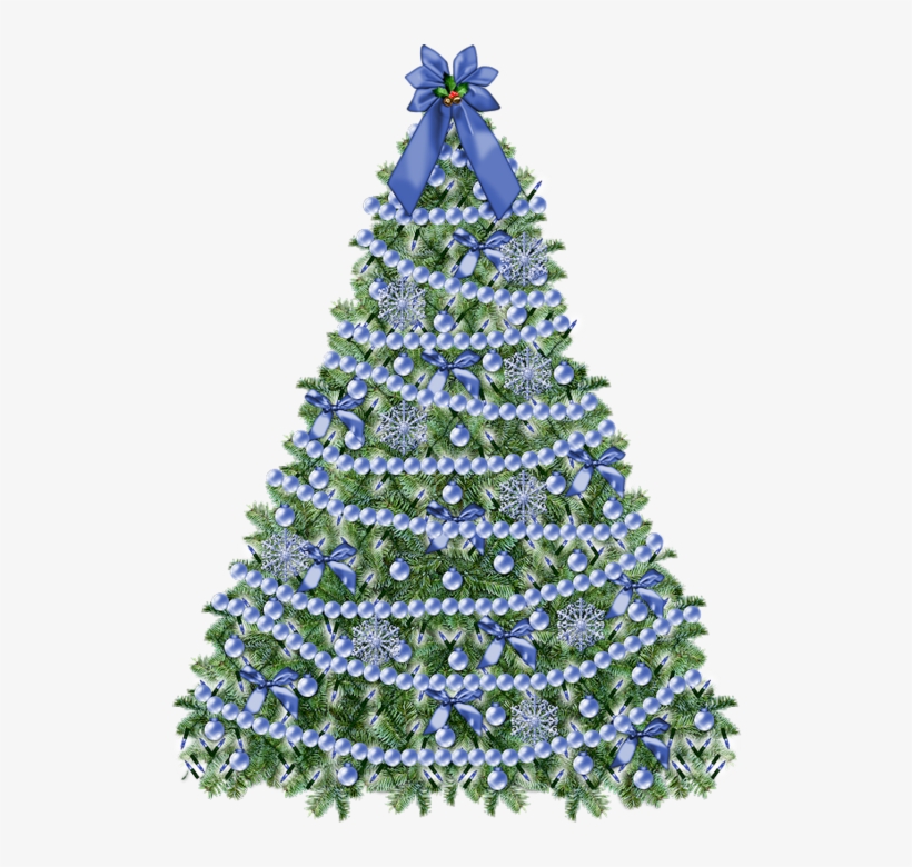 Blue Christmas Tree Png Download - Christmas Tree No Background, transparent png #3143136