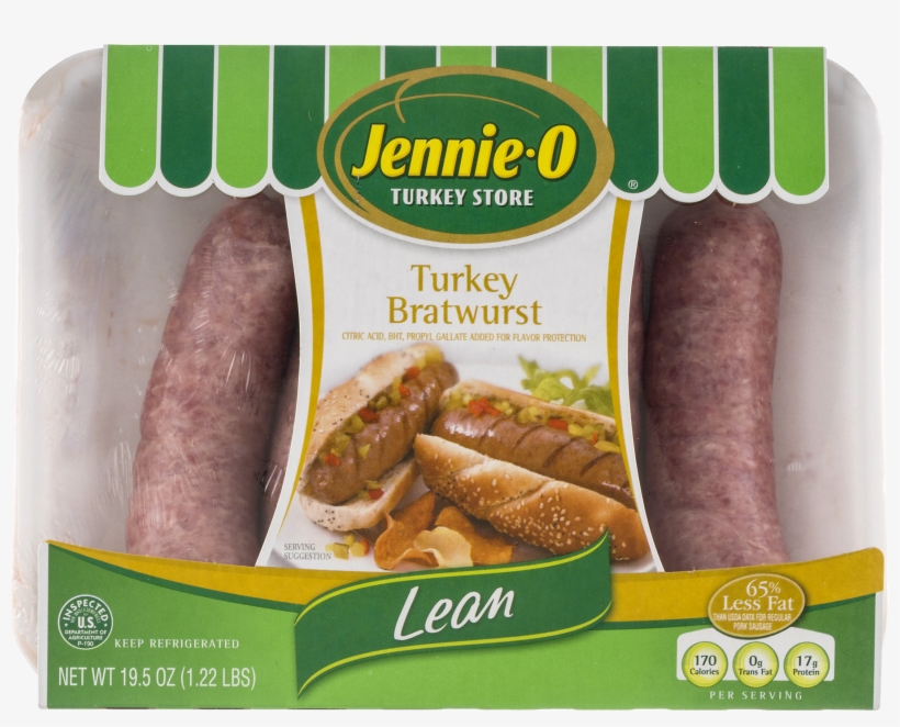 Jennie O Turkey Bratwurst, transparent png #3143535