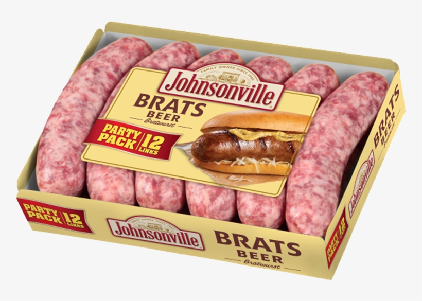Product Image - Johnsonville Beer Brats, transparent png #3143555
