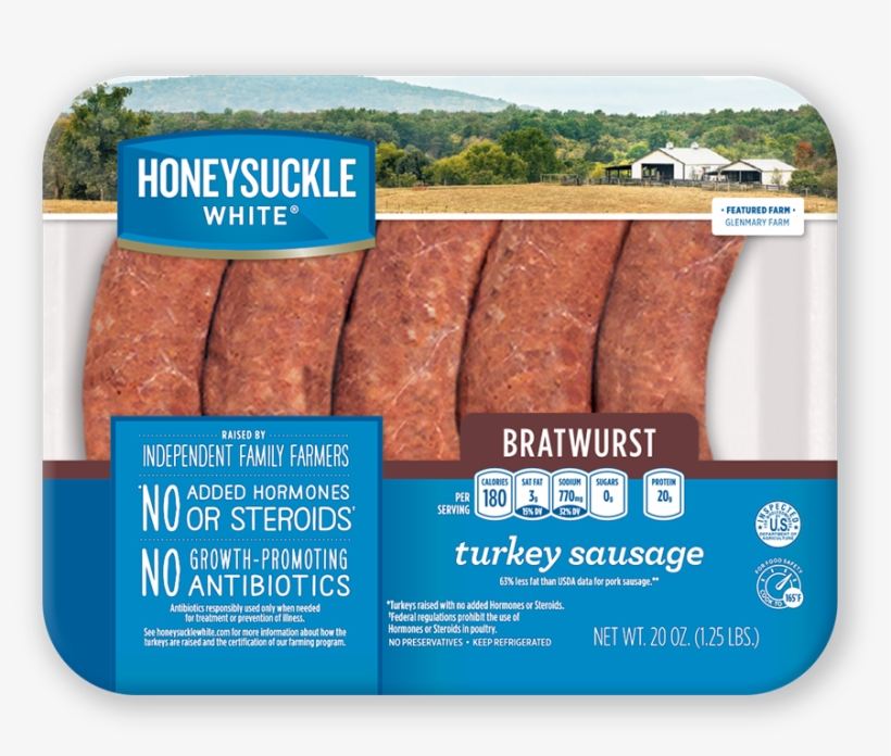 Honeysuckle White Turkey Sausage, transparent png #3143558