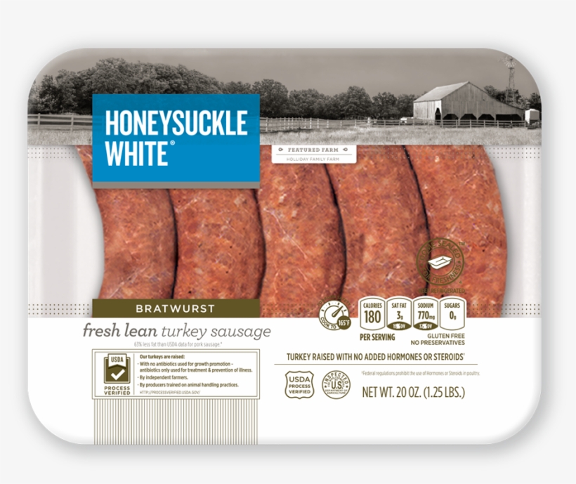Turkey With A Purpose - Shady Brook Farms Sausage, Fresh Lean Turkey, Hot Italian, transparent png #3143607