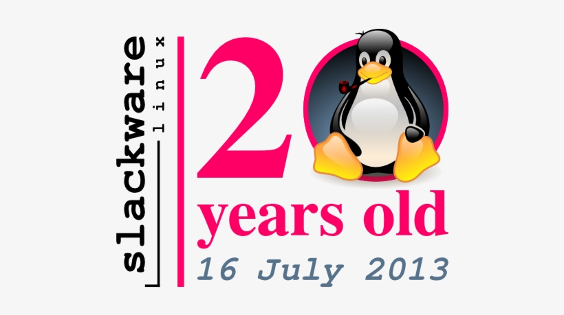 Slackware Linux Is 20 Years Old - Linux, transparent png #3143803