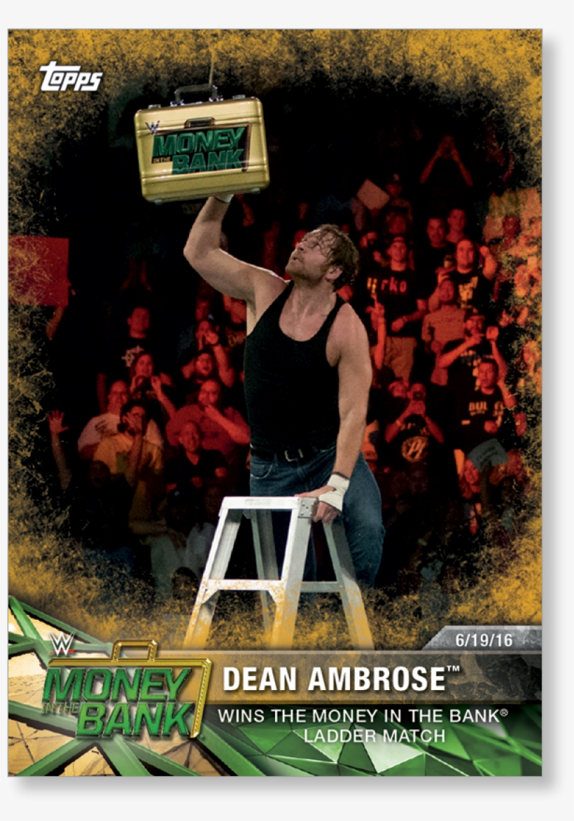 Dean Ambrose 2017 Wwe Road To Wrestlemania Base Cards - Wwe Cards 2017 Gold, transparent png #3144104