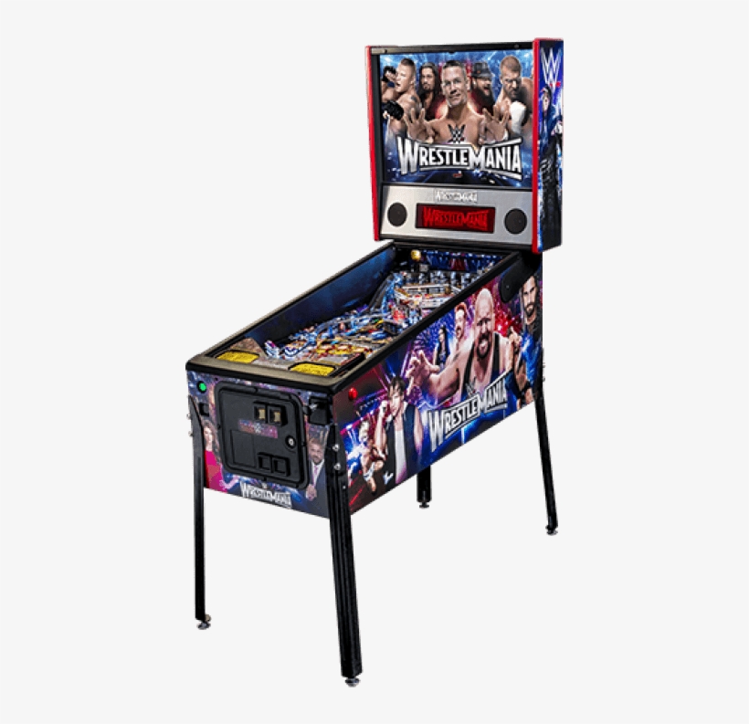 Wwe Pro Pinball Machine - Wwe Wrestlemania Pro Pinball Machine By Stern, transparent png #3144202