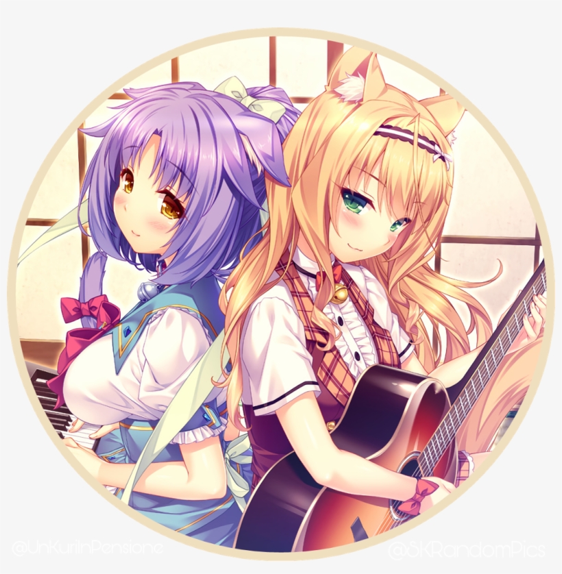 Nekopara Nekos Music Kawaii Anime Beautifypicsart - Anime, transparent png #3144697