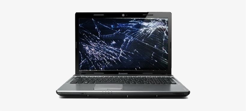 Resolving Laptop Screen Issues - Damaged Laptop, transparent png #3144875