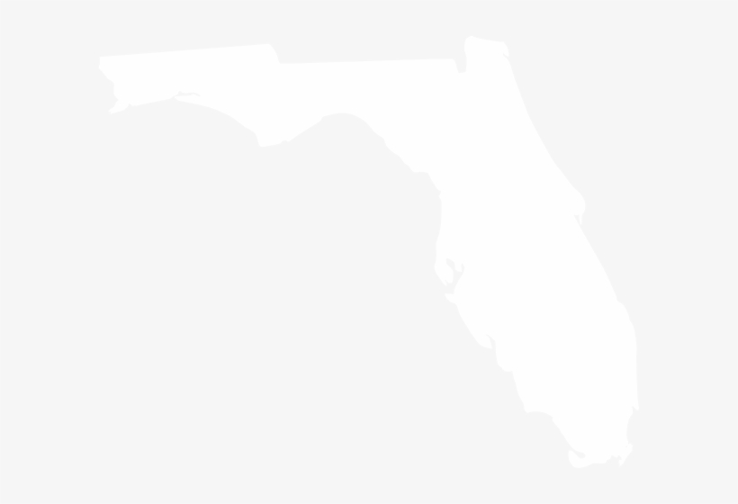 Florida White Outline, transparent png #3145044