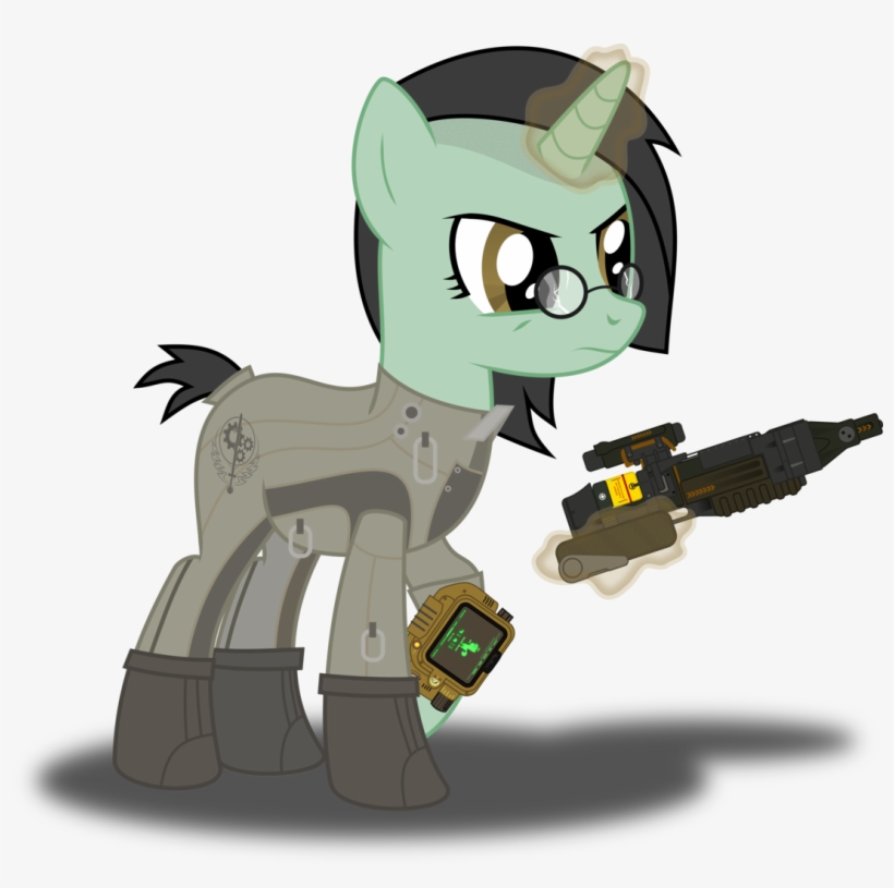 Ruinedomega, Brotherhood Of Steel, Clothes, Fallout, - Fallout Equestria Laser Pistol, transparent png #3145197