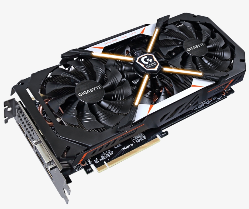 Look At Those 3 Sexy Fans - Gigabyte Geforce Gtx 1080 8gb G1, transparent png #3145245