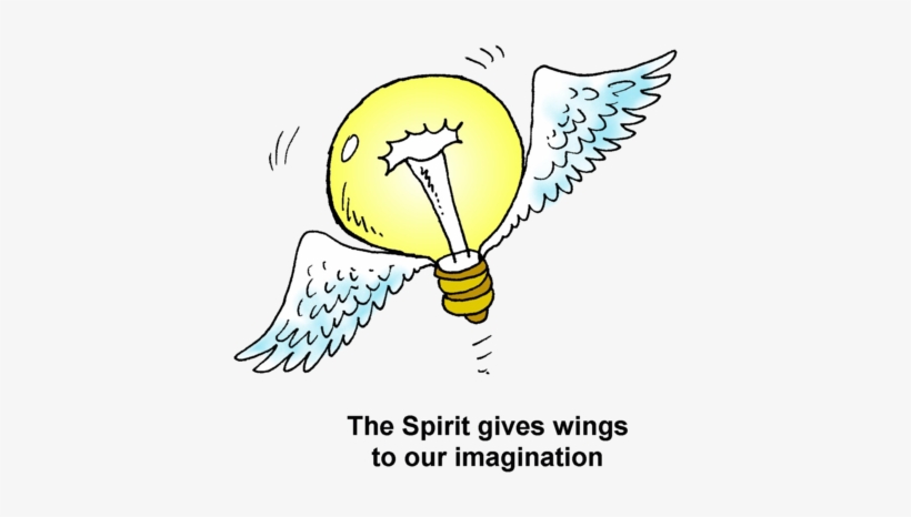 Spirit Wings - Light Bulb With Wings, transparent png #3145290
