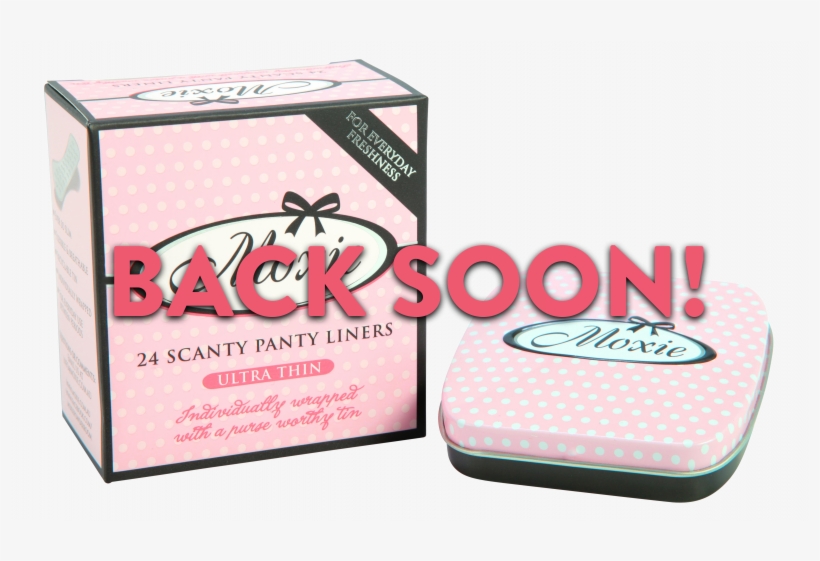 Moxie Scanty Panty Liners 24pk-cg004 - Moxie 24 Scanty Panty Liners, transparent png #3145559