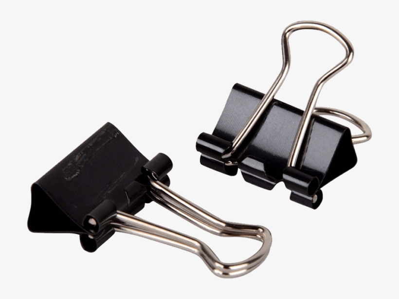 Chrome Binder Clip 15mm (12pc Box Of 12) - Rear-view Mirror, transparent png #3145737