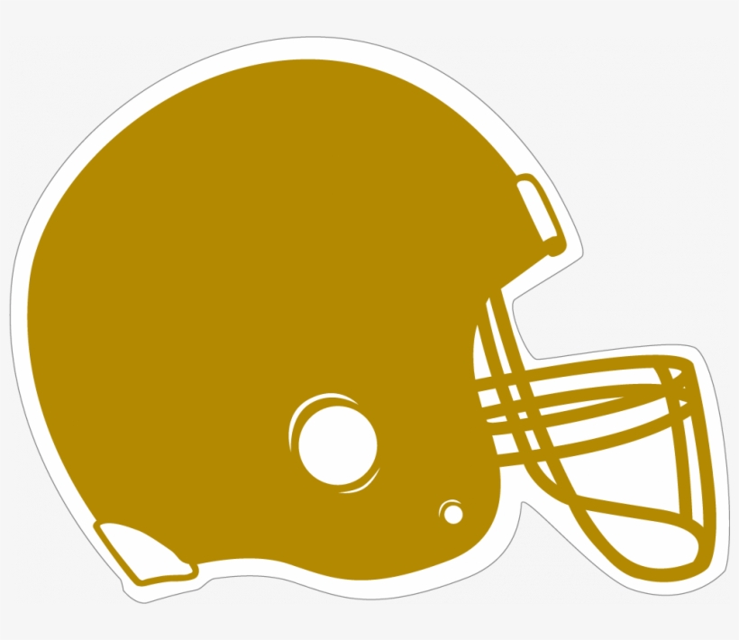 Gold Clipart Football Helmet - Red Football Helmet Clipart, transparent png #3145762