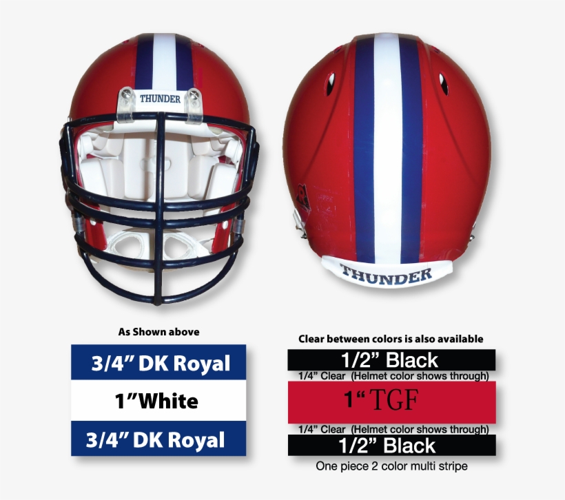 Multi Stripes - Hockey Helmet Decal Stripe, transparent png #3145808