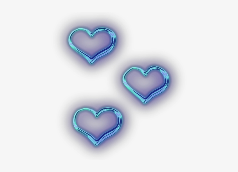 Hearts Heart Neon Tumblr Ftestickers - Neon Hearts Png, transparent png #3145884