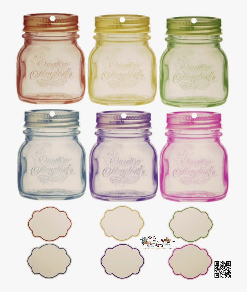 Glenda's World Little Facy Jar Tags - Bormioli Rocco Fido Swing Top Preserving Bottle / Jar, transparent png #3145973