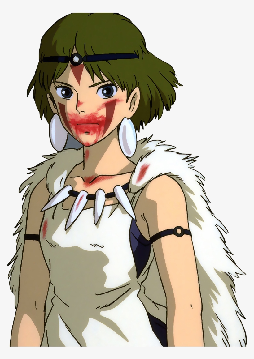 Ukrainian Tv Portal Template Princess Mononoke - Studio Ghibli Princess Mononoke Transparent, transparent png #3146064