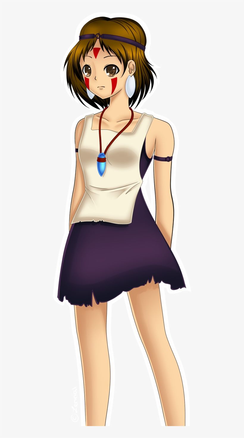 Princess Mononoke San Request By Lennal-d589ubn Princess - San Princess Mononoke Png, transparent png #3146087
