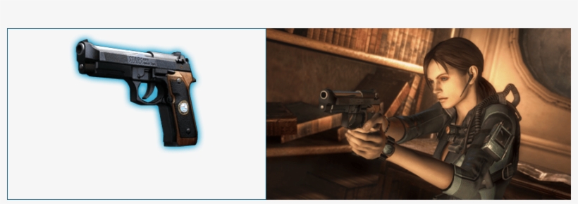 Revelations Hd - Jill Valentine Weapon, transparent png #3146377