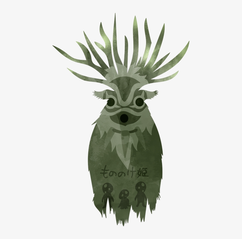 Princess Mononoke Deerspirit - Pineapple, transparent png #3146653