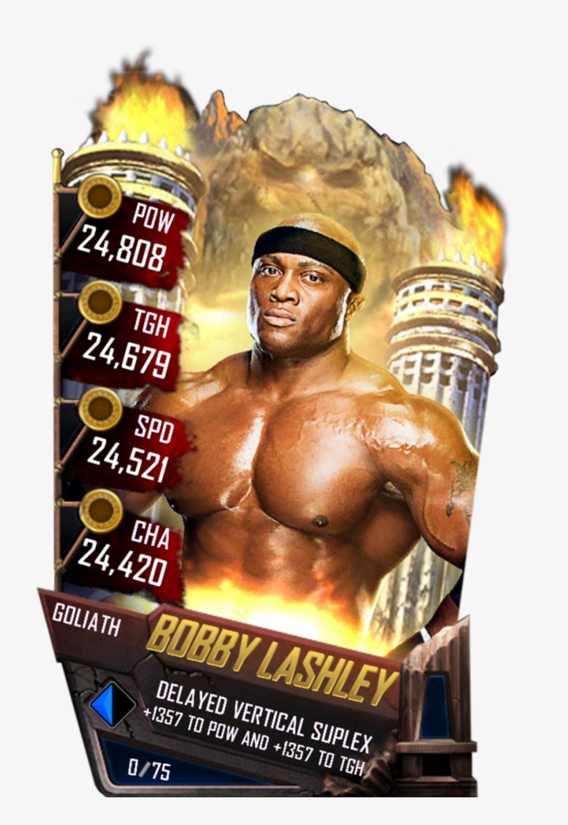 Supercard Bobbylashley S4 20 Goliath - Wwe Supercard Goliath Tier, transparent png #3146723