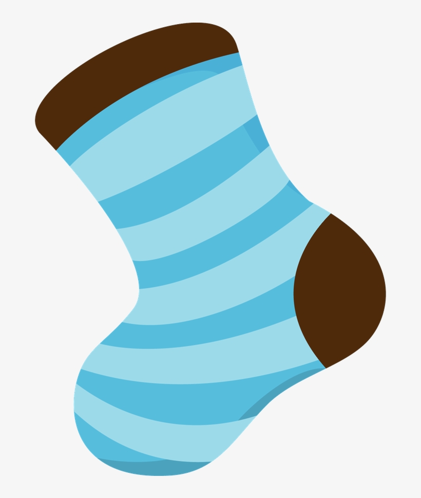 Clipart Socks Childrens Clothes - Baby Sock Clip Art, transparent png #3147275
