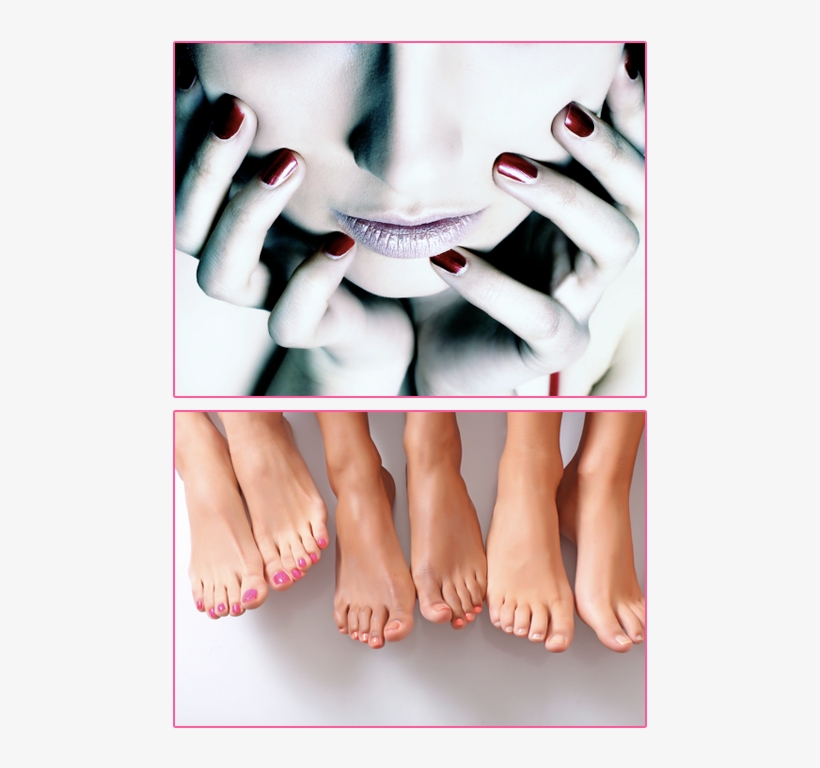 Safe And Luxurious Manicure Pedicure Packages - Female Feet, transparent png #3147445