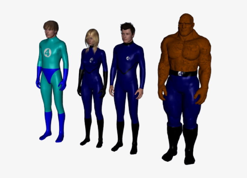 Fantastic 4 Bundle For Gsuit - Wetsuit, transparent png #3148341