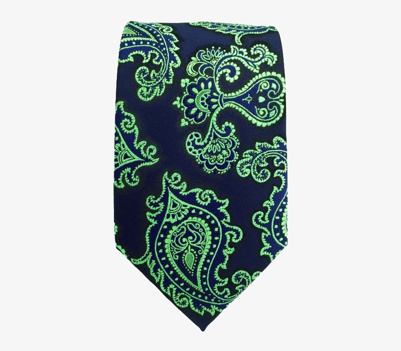 C18 Blue Green Silk Abstract Mens Necktie Fashion Hanky - Men's Neck Tie,vintage Cute Party Work Casual Paisley, transparent png #3148493