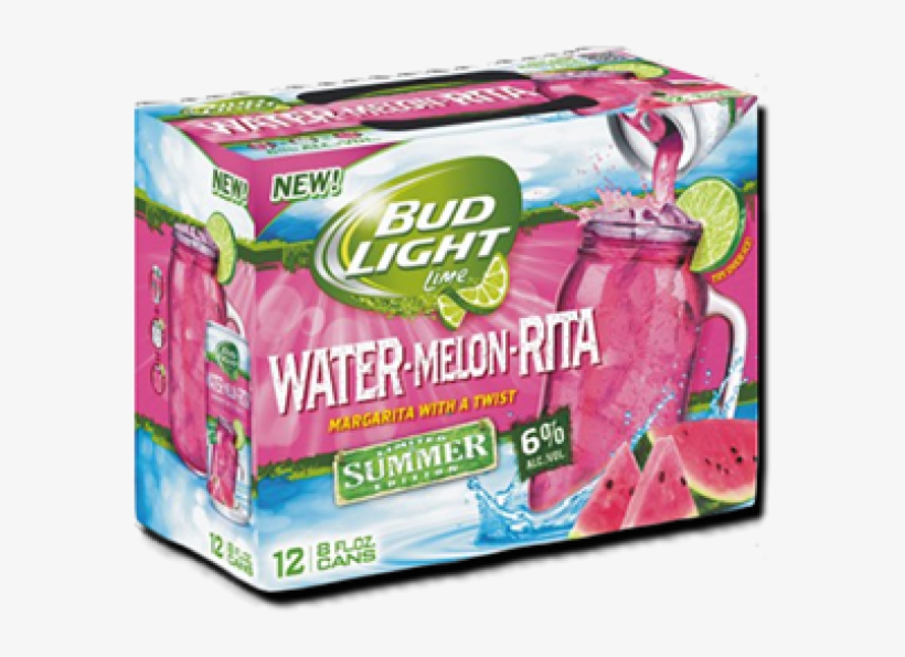 Bud Light Lemon-ade-rita - 12 Pack, 8 Fl Oz Cans, transparent png #3148522