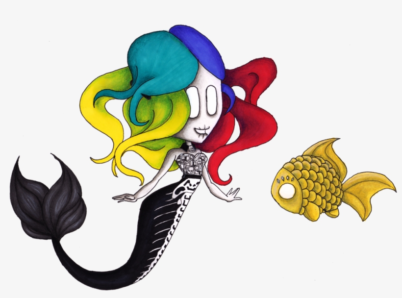 Fish Bag With Bling-bling Scales And Pencil Skirt Adorned - Cartoon, transparent png #3149255