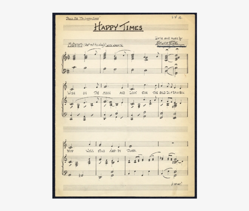 Happy Times Bob Crosby Sheet Music, transparent png #3149522
