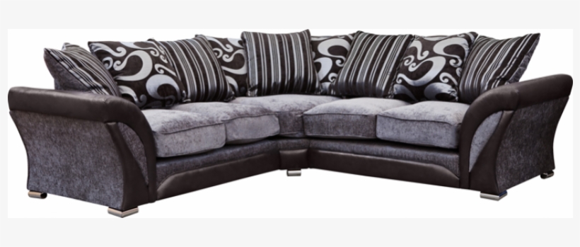 Black And Grey Sofa Cushions, transparent png #3149549