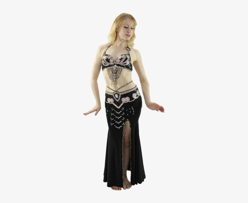 Egyptian Style 3-piece Belly Dance Costume - Belly Dance Egyptian Costume Png, transparent png #3149568