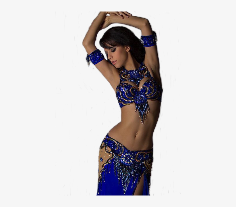 Belly Dance Outfit, Belly Dance Costumes, Belly Dancers, - Indigo Belly Dance Outfit, transparent png #3149780