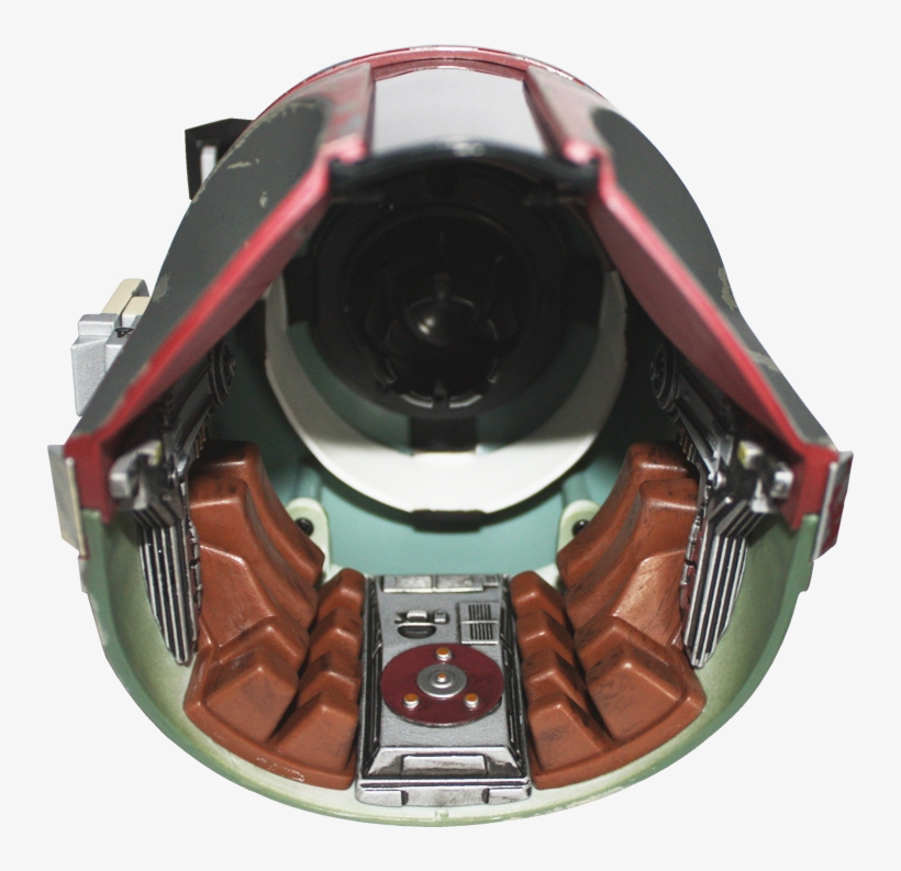 Inside Views Of What Actual Goes Over Boba's Mandalorian - Star Wars Helmet Inside, transparent png #3150111