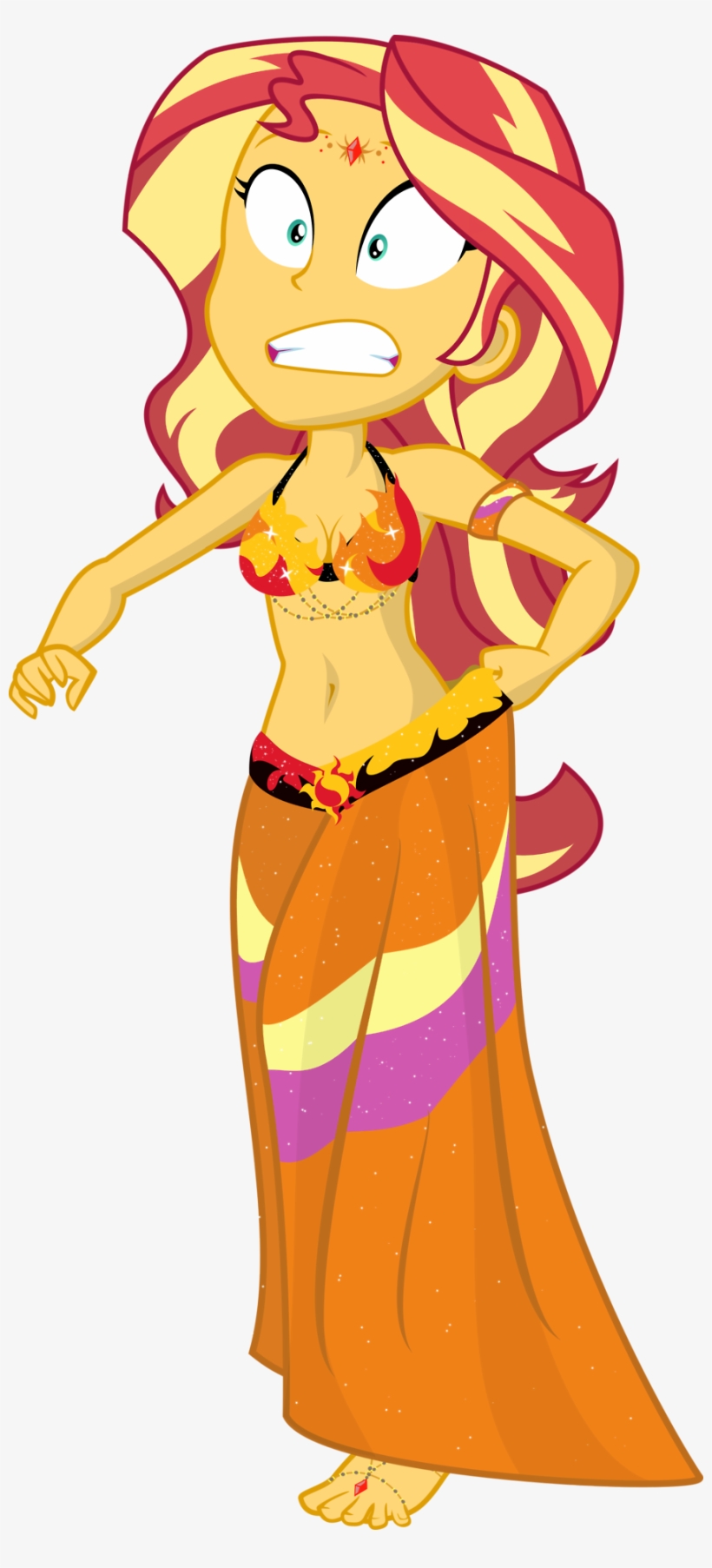 Mlp Eg Sunset Shimmer Swimsuit, transparent png #3150168