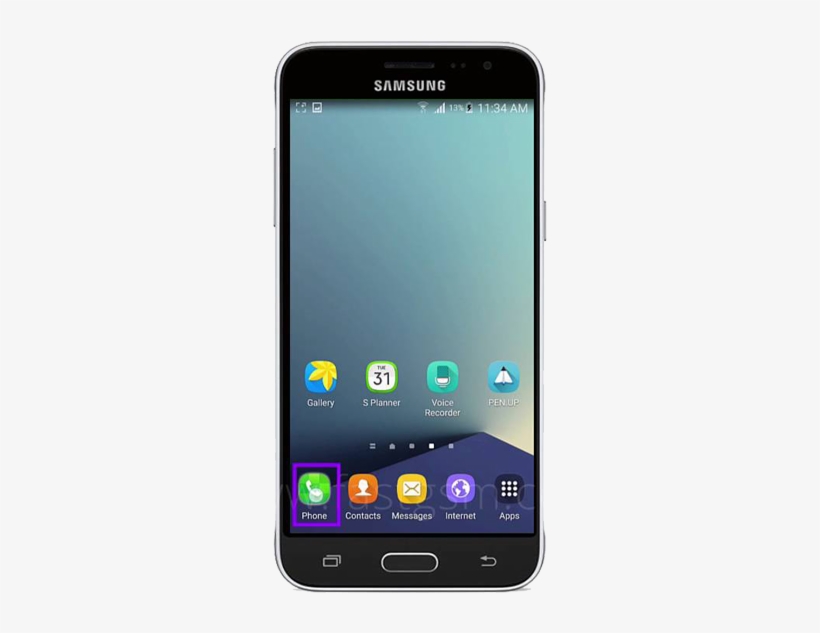 Tempered Glass For Samsung Galaxy Amp - Mobile Phone, transparent png #3150563