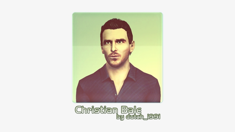 X - Sims 4 Christian Bale, transparent png #3150629