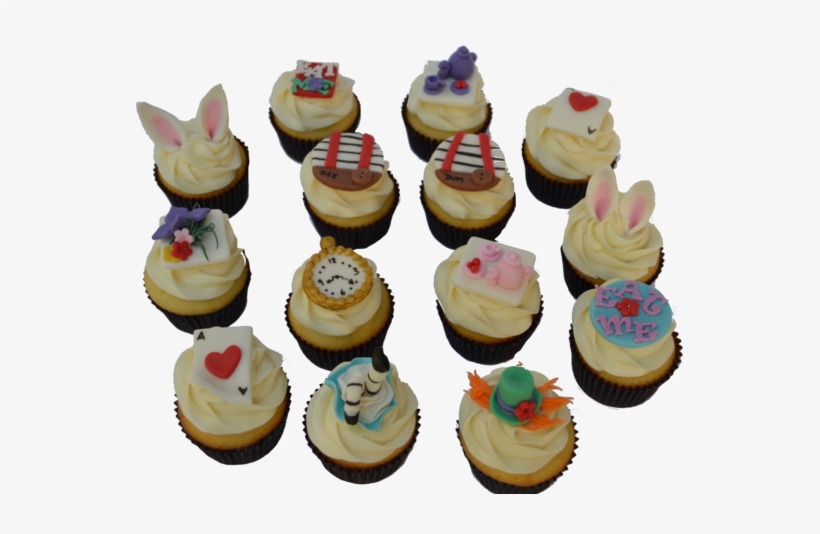 Mad Hatter Cupcakes - Cupcake, transparent png #3150824