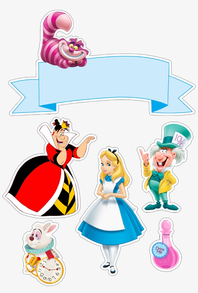 Alice in Wonderland Clipart, Mad Hatter Tea Party – MUJKA CLIPARTS