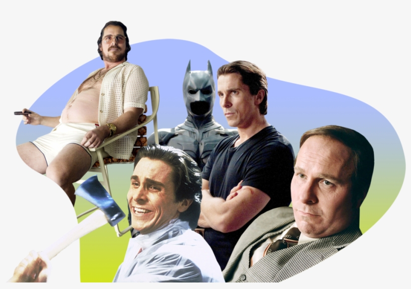 Eight Times Christian Bale Totally Transformed For - Christian Bale Signed 11x14 Photo Autograph The Dark, transparent png #3150922