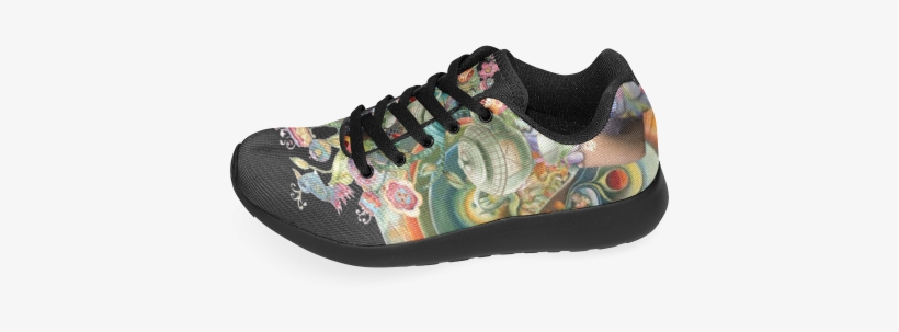 Mad Hatters Alice In Wonderland Women's Running Shoes - Sneakers, transparent png #3151018