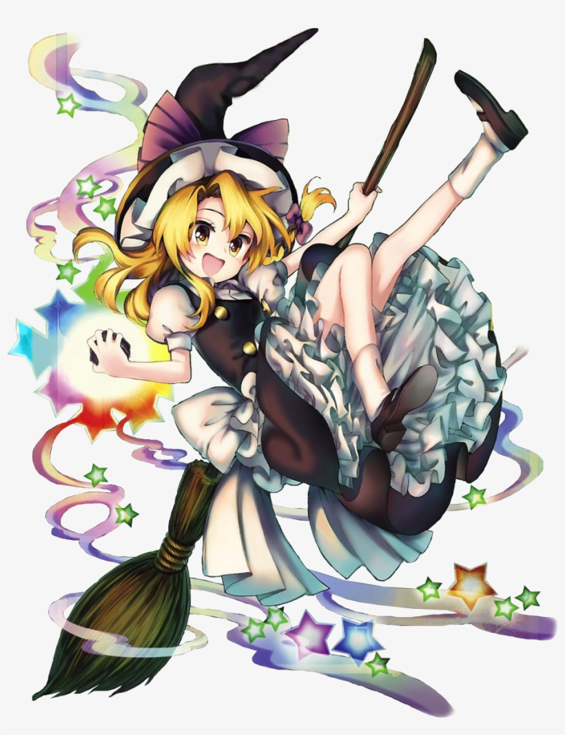 Marisa Kirisame Stars - Forbidden Scrollery Vol 1, transparent png #3151346