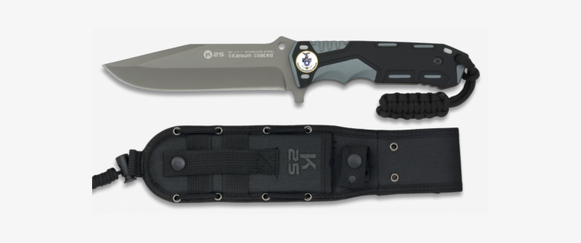 Tactical Knives - Couteau De Camp Droit K25 Vert, transparent png #3151528
